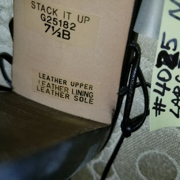 #4025 NIB Kenneth Cole Black Leather Gladiator 7.5 - Picture 16 of 16